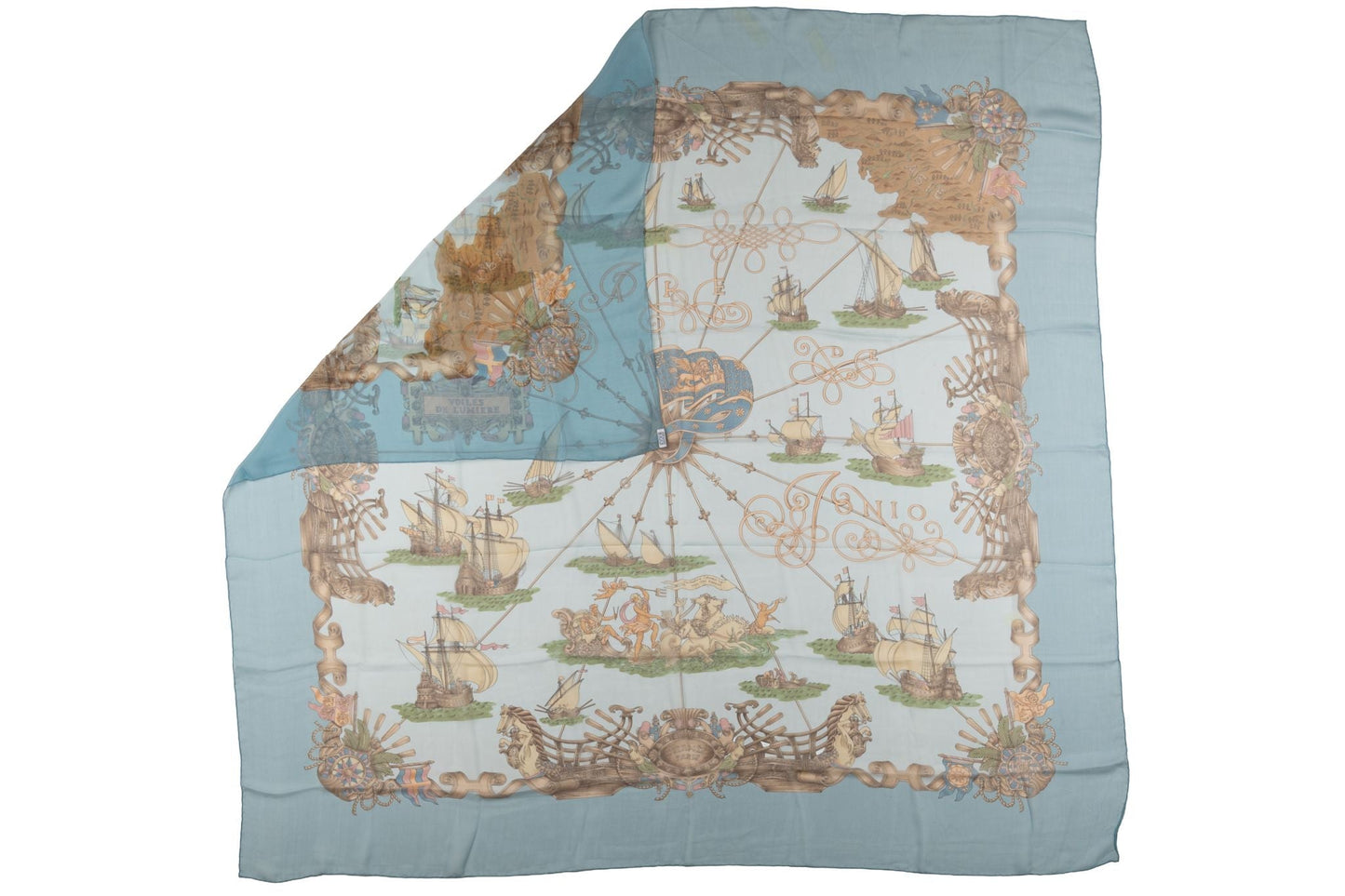 Hermes "Voiles De Lumiere" Silk Shawl