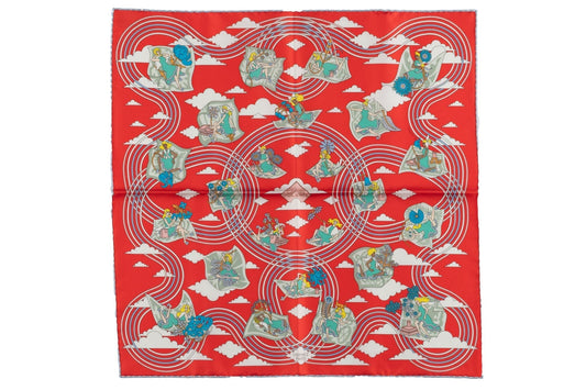 Hermes "Carres Volants" Silk Scarf 70