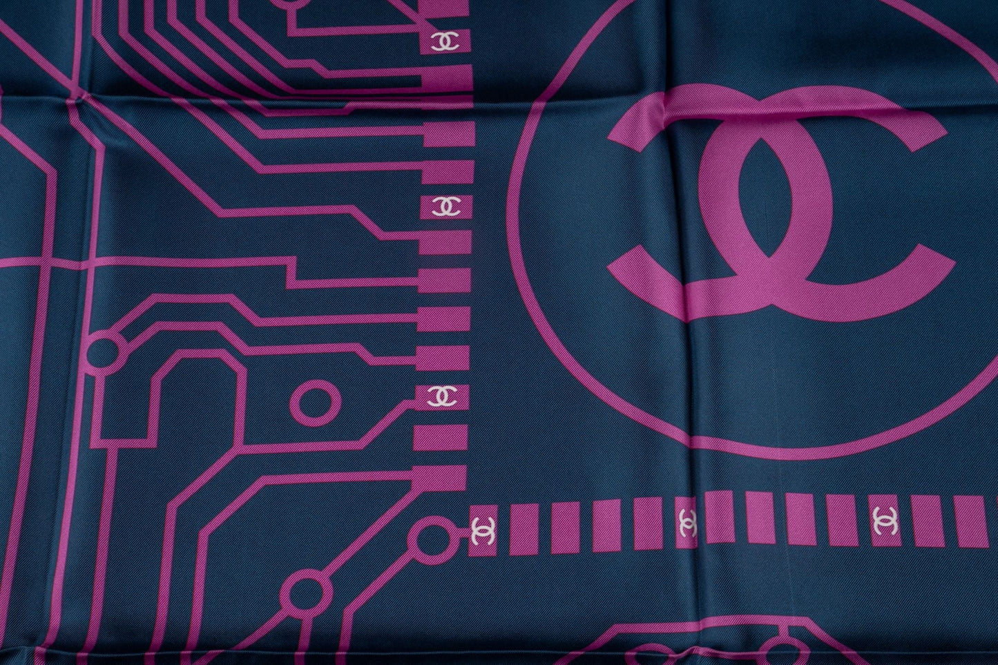 Chanel "Echarpe en Soie" Silk Scarf