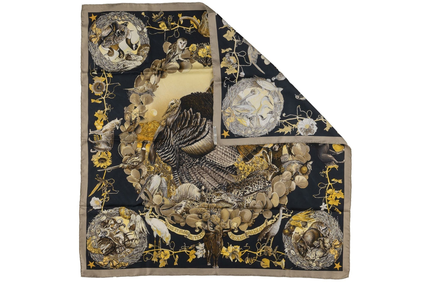 Hermes "Faune et Flore du Texas" Scarf