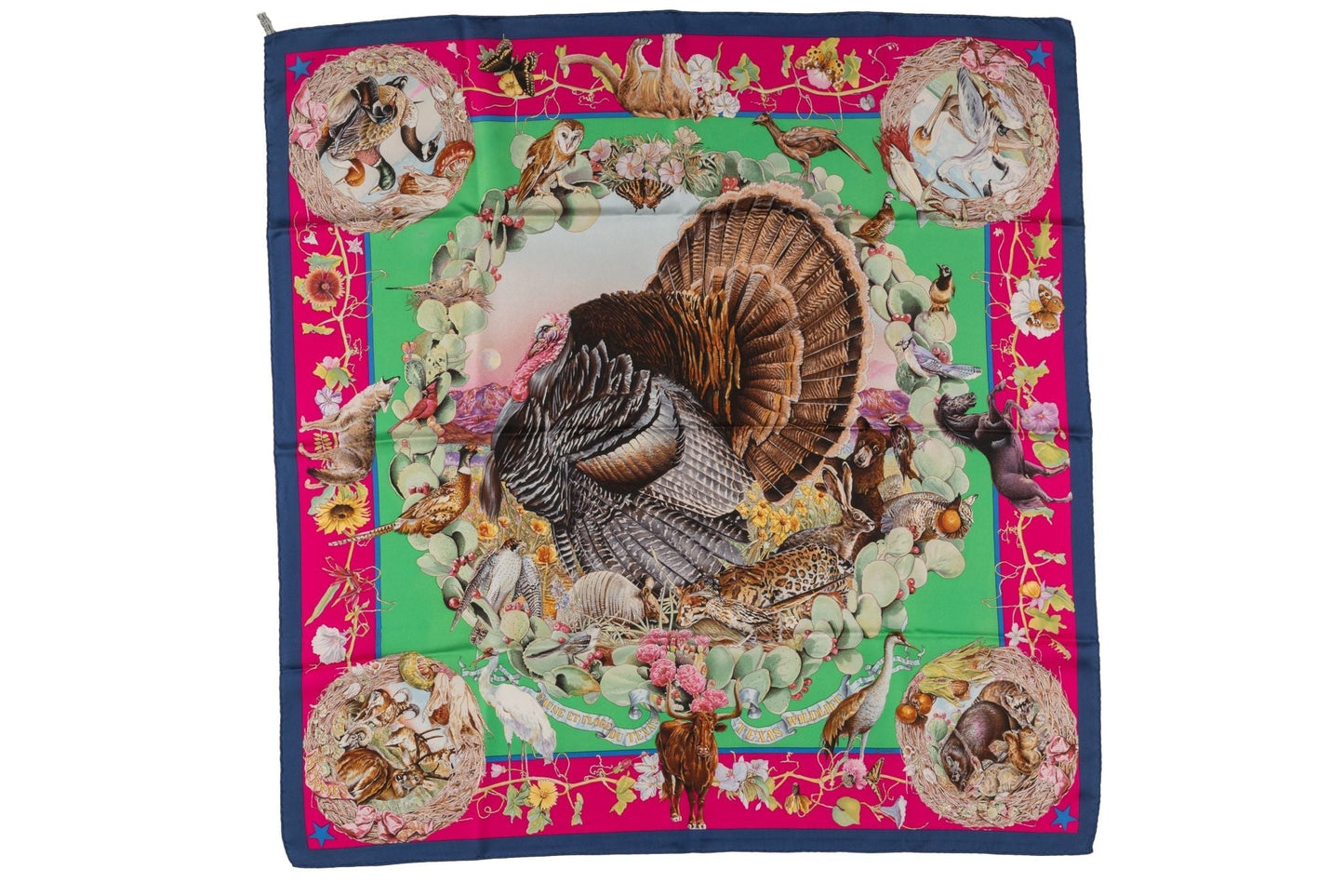 Hermes "Faune et Flore du Texas" Scarf