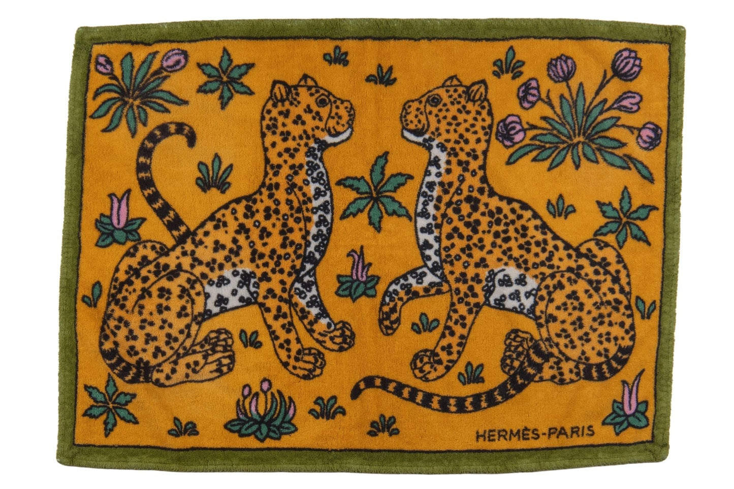 Hermes Leopard Beach Towel