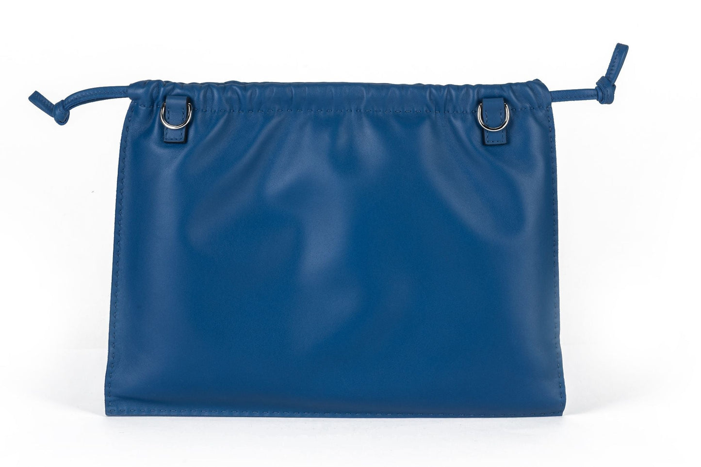 Hermes New In Box Pilo Pouch in Blue