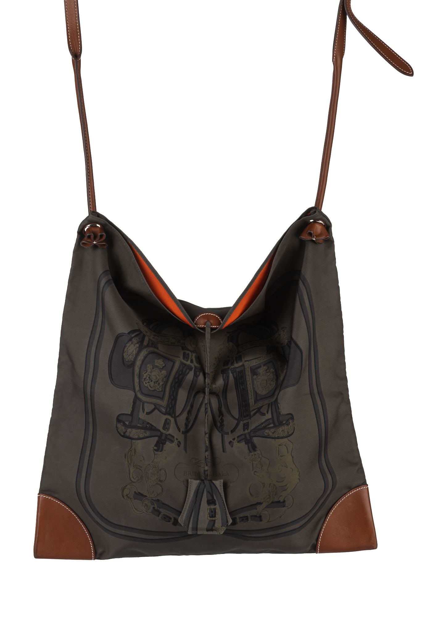 Hermes Silky City Printed Handbag