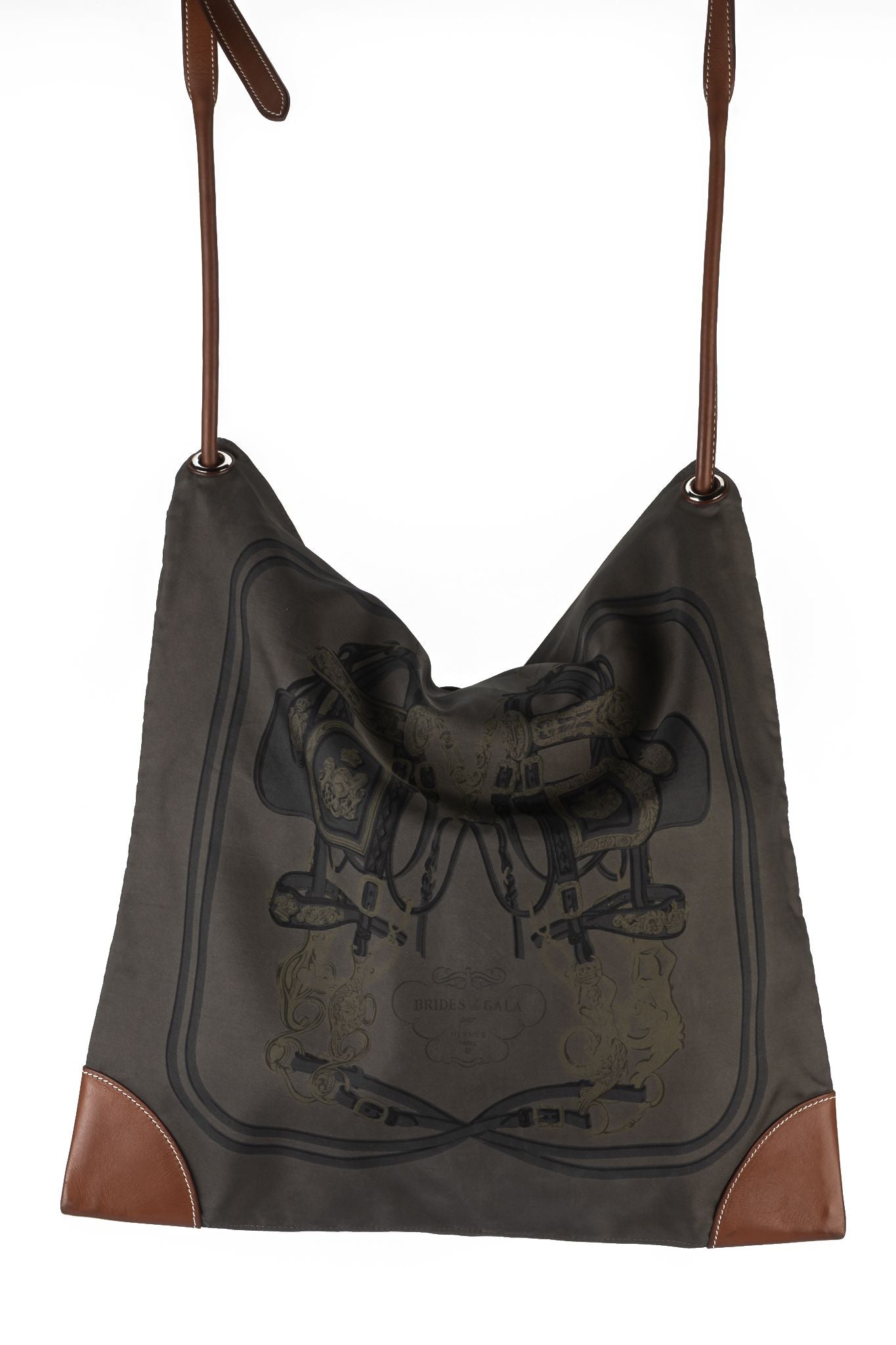 Hermes Silky City Printed Handbag