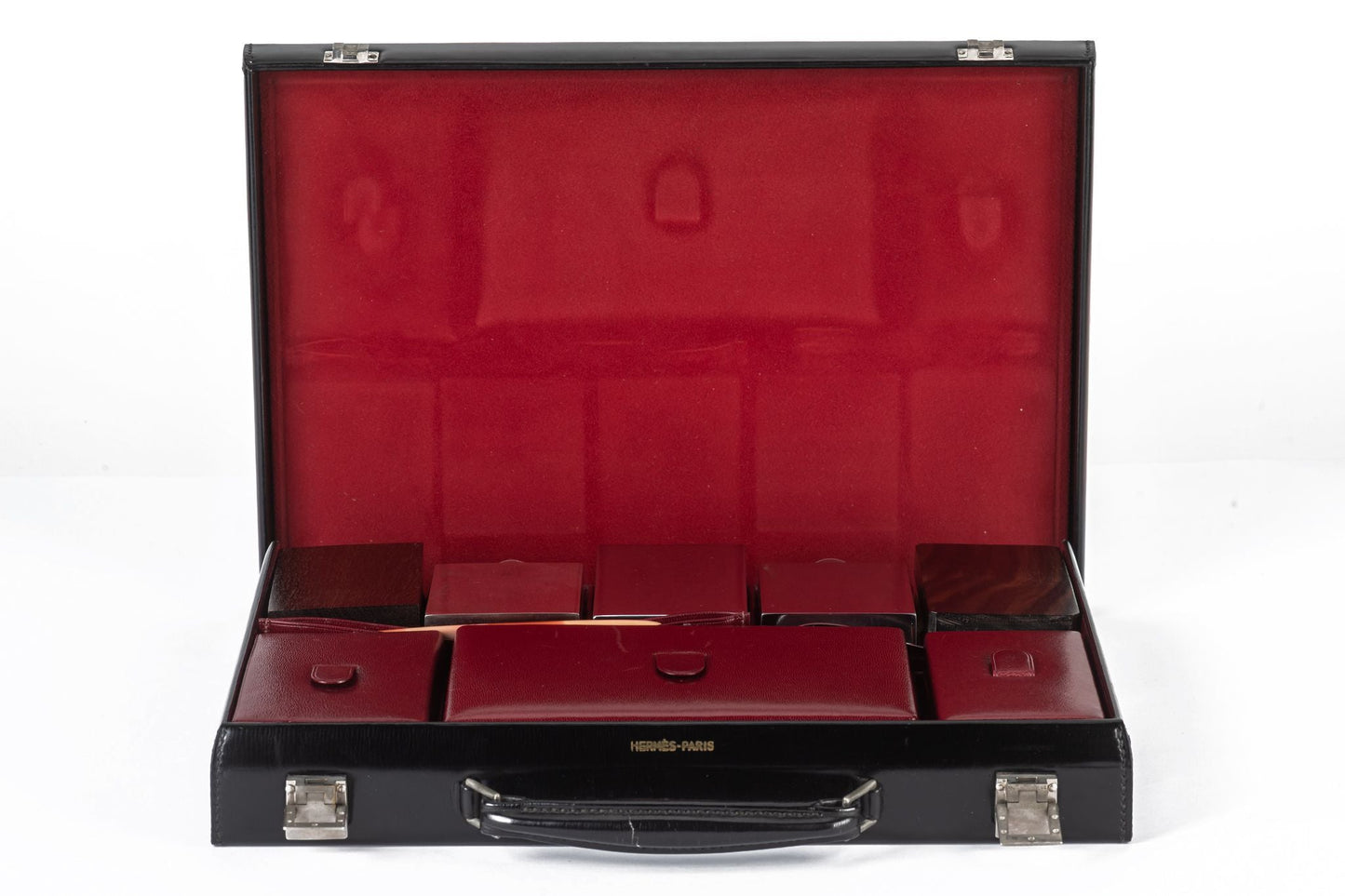 Hermes   Vanity Case in Burgundy