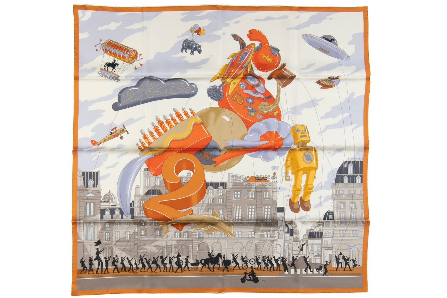 Hermes "Parade" Silk Scarf