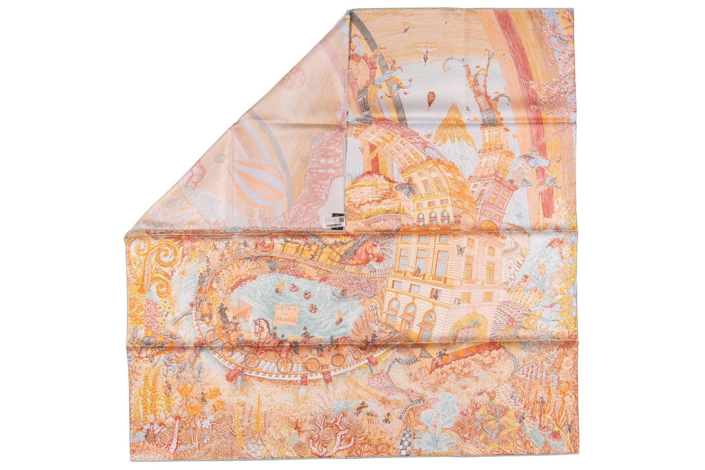 Hermes "Les Folies du Faubourg" Scarf NB