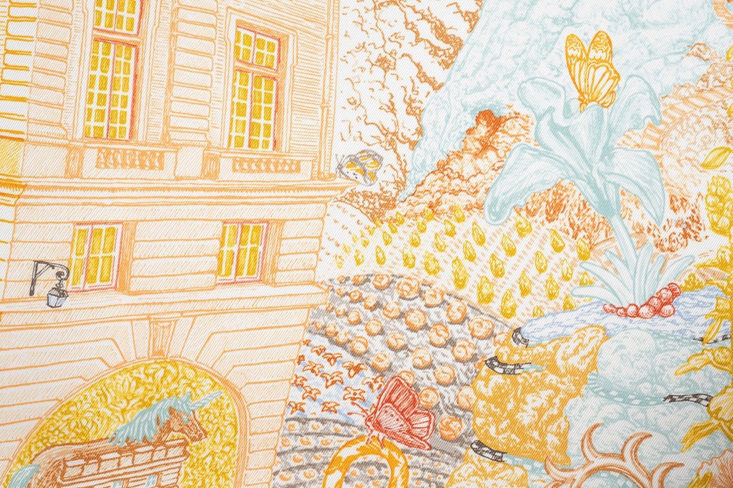 Hermes "Les Folies du Faubourg" Scarf NB