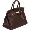 Hermes Birkin 35 Brown Fjord Palladium