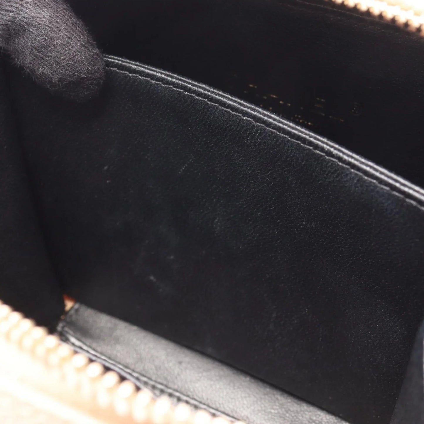 Brown Chanel Small Caviar CC Filigree Vanity Case Satchel