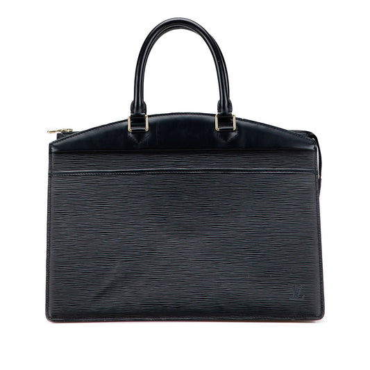 Black Louis Vuitton Epi Riviera Handbag