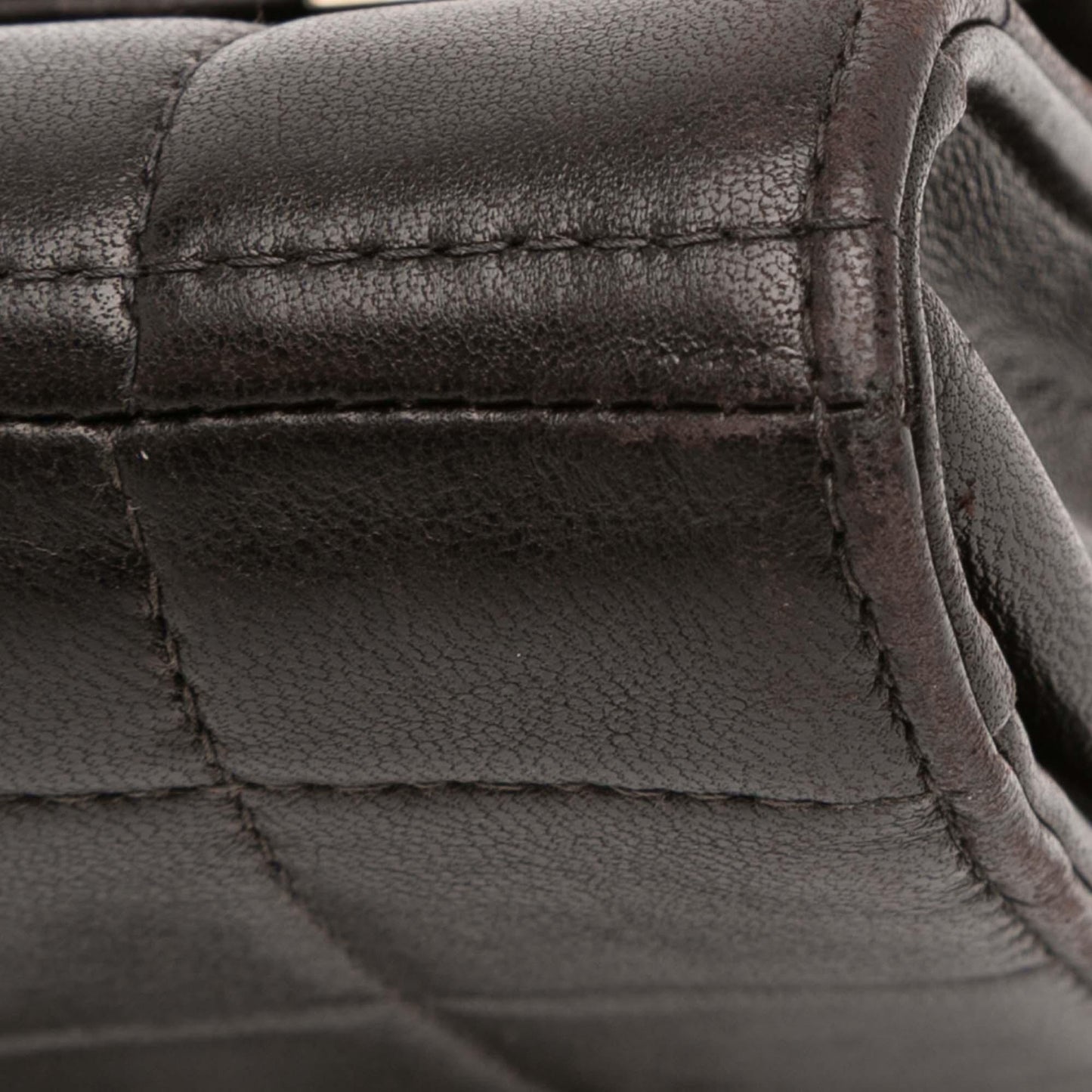 Black Chanel Quilted Lambskin Chocolate Bar Shoulder Bag