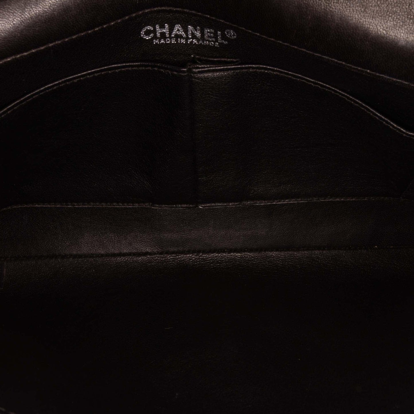 Black Chanel Quilted Lambskin Chocolate Bar Shoulder Bag