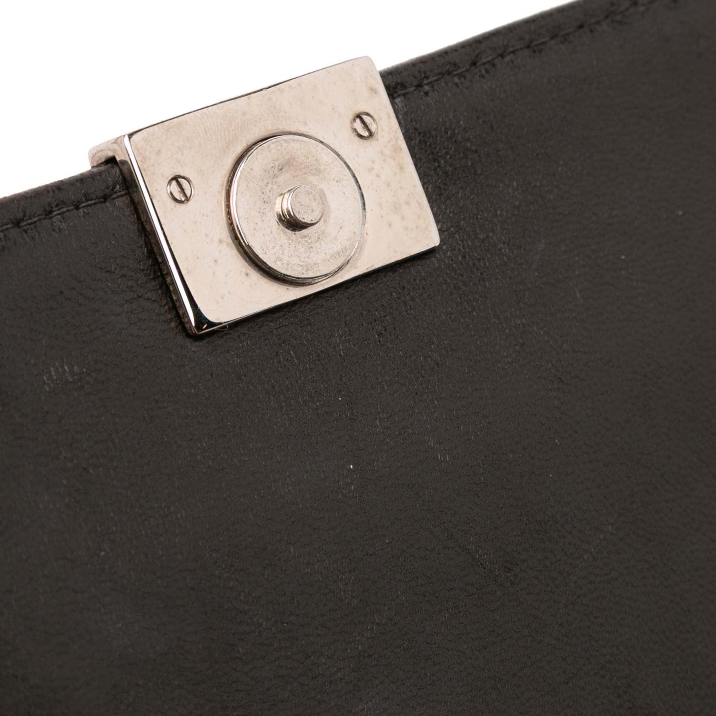 Black Chanel Quilted Lambskin Chocolate Bar Shoulder Bag
