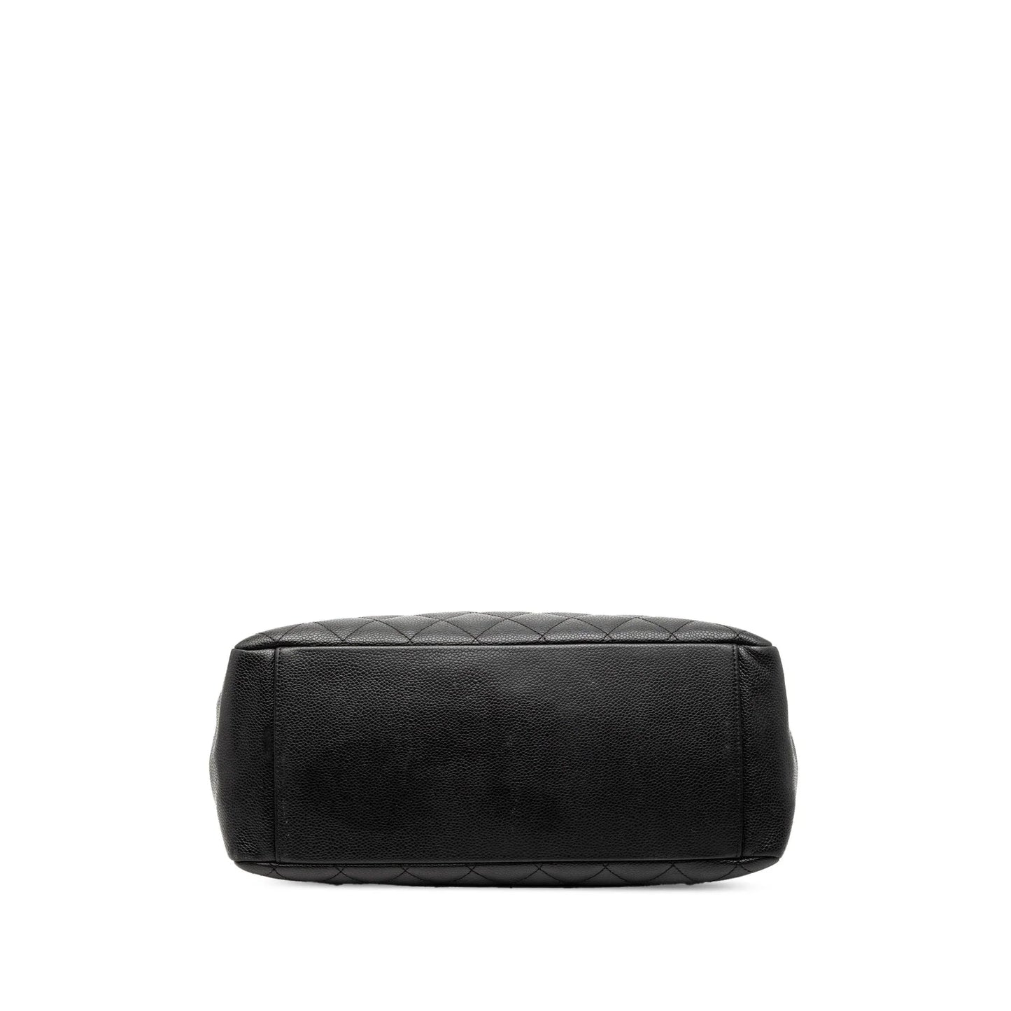 Black Chanel Caviar Grand Shopping Tote