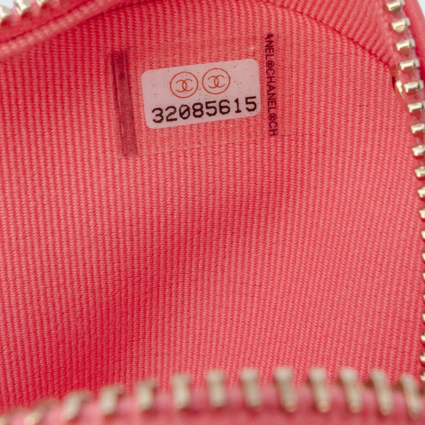 Pink Chanel Mini Lambskin CC in Love Heart Crossbody