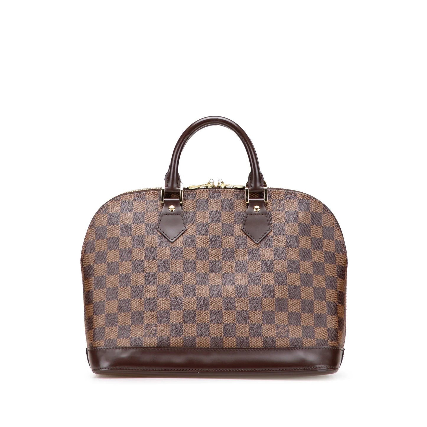 Brown Louis Vuitton Damier Ebene Alma PM Handbag
