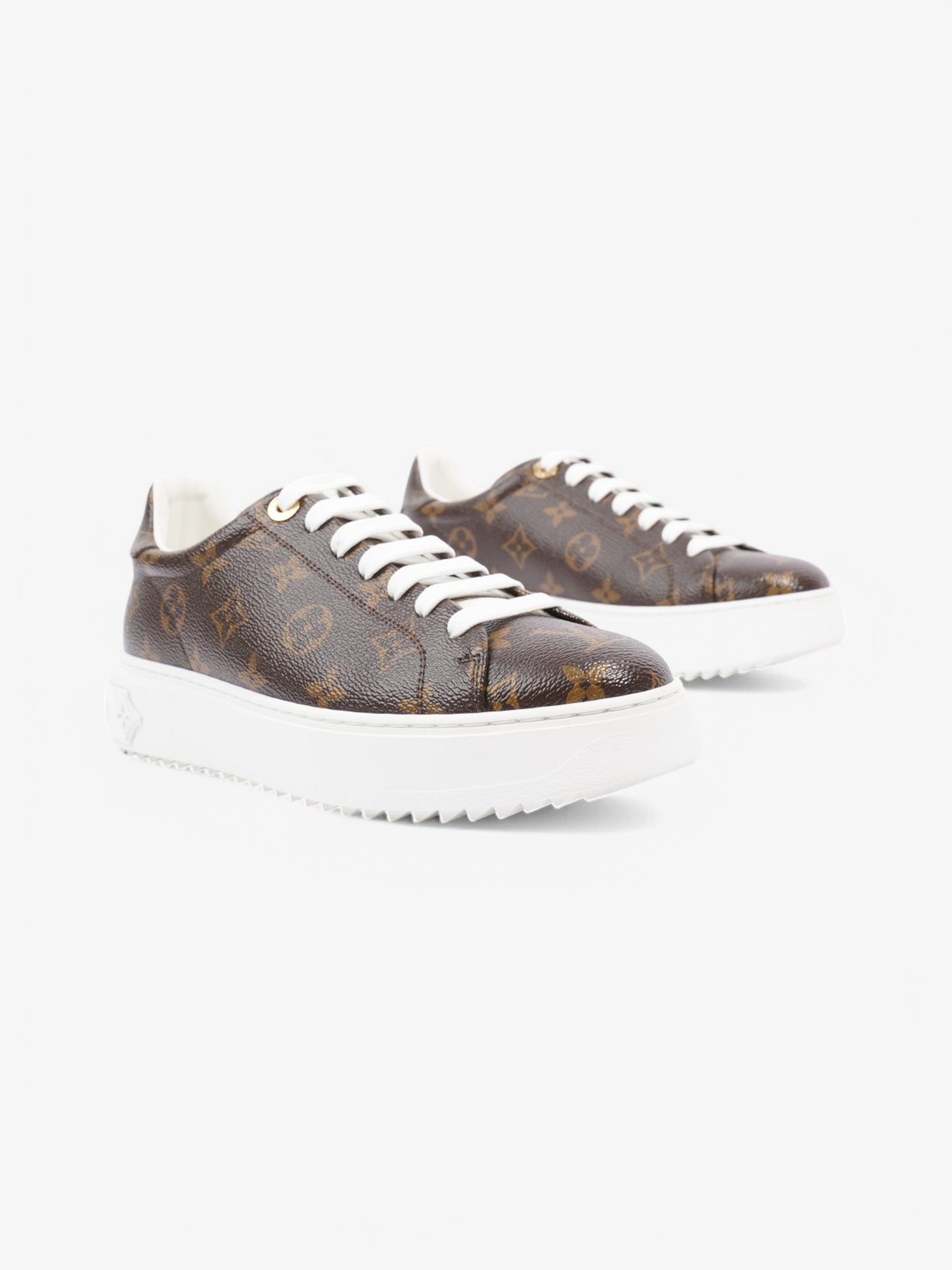 Louis Vuitton Time Out Sneakers Monogram / White Coated Canvas EU 39 UK 6
