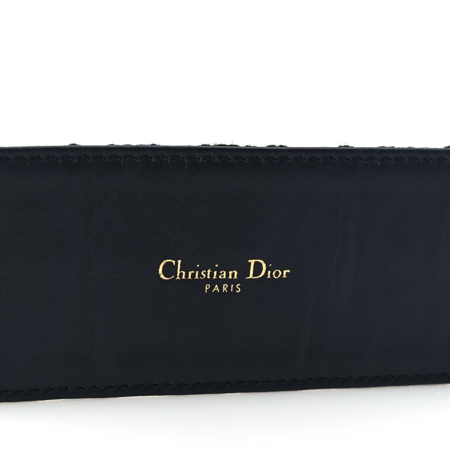 Christian Dior Oblique Diorquake Belt 75 Blue Multi