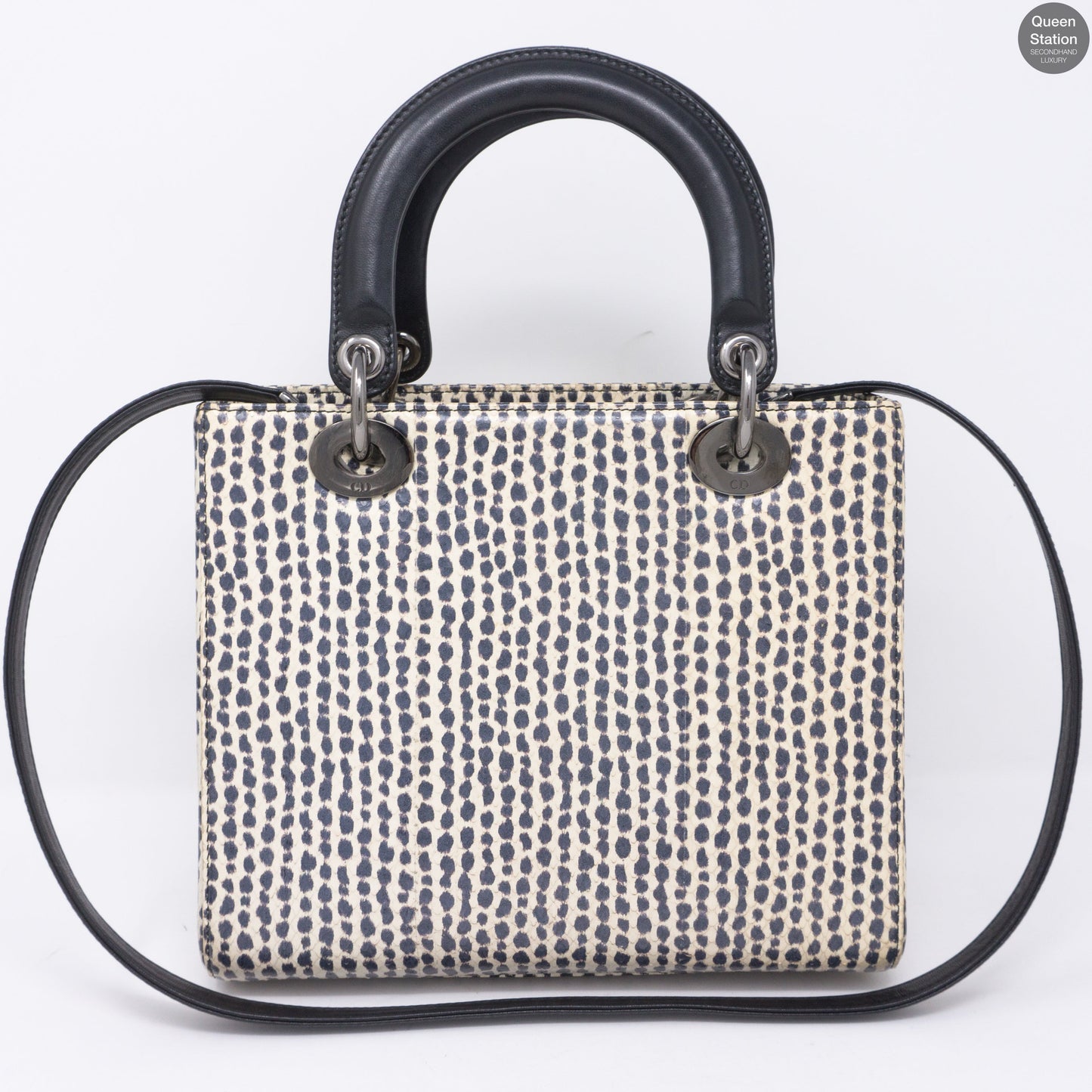 Lady Dior Medium Snakeskin Leather