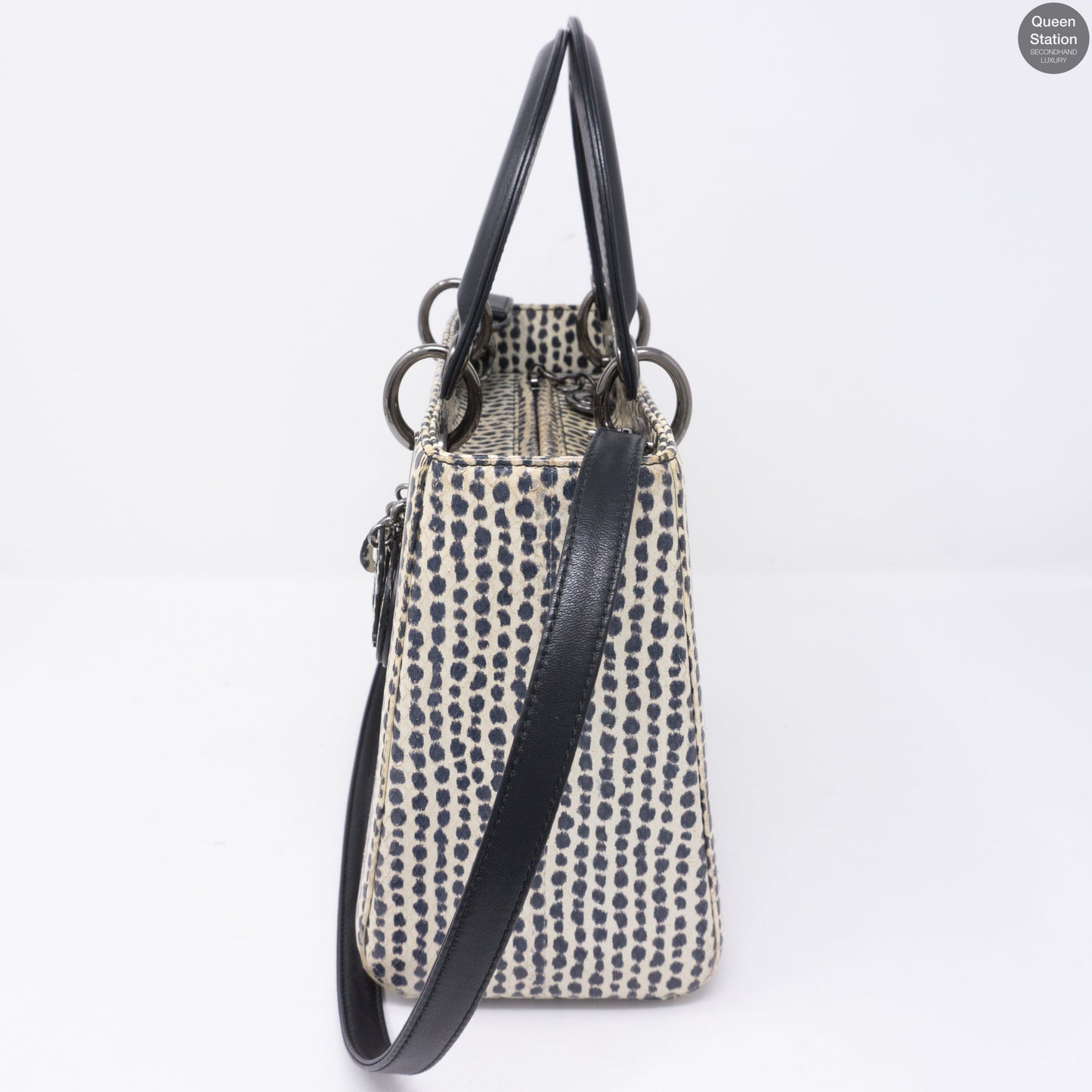 Lady Dior Medium Snakeskin Leather