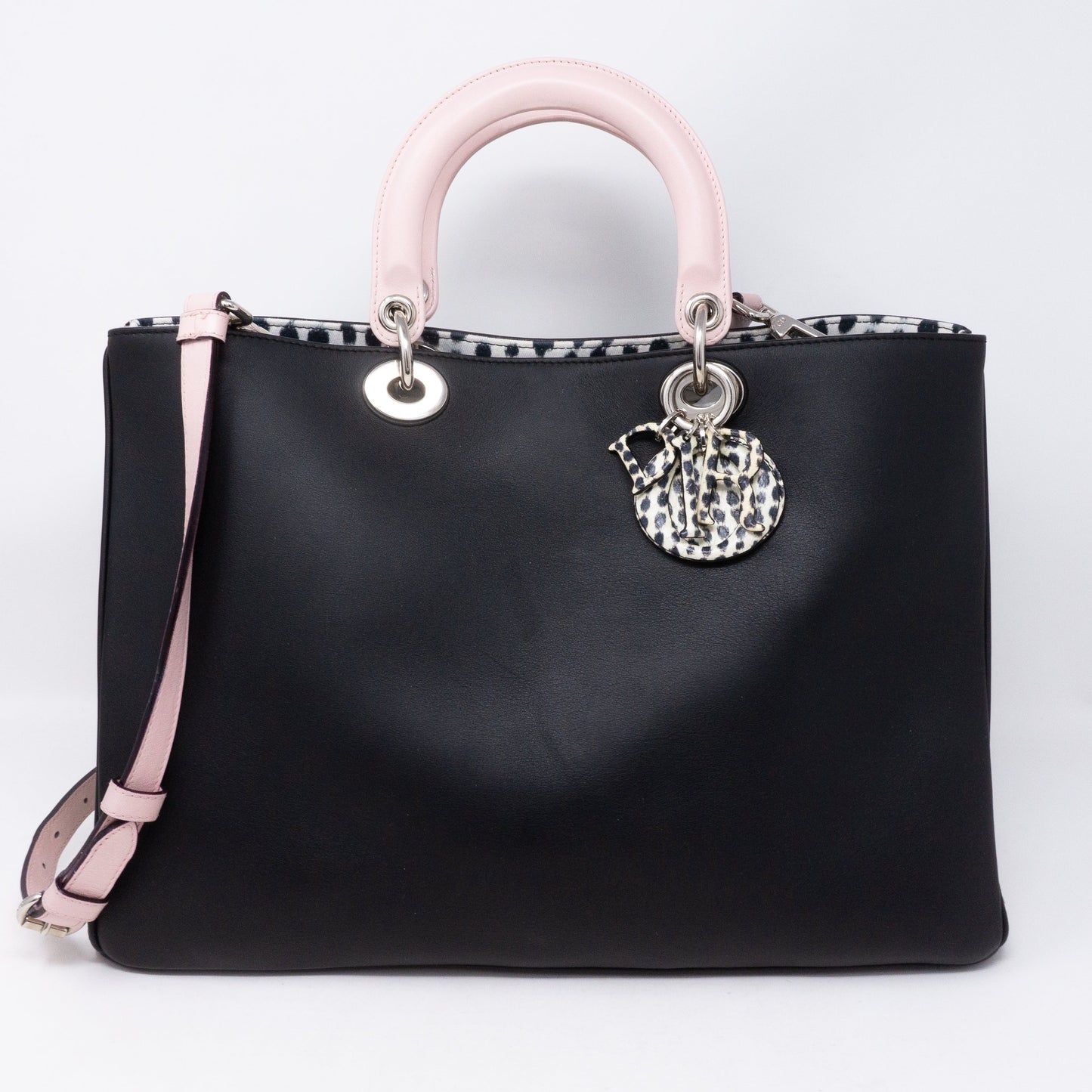 Diorissimo Black & Pink Leather with Python
