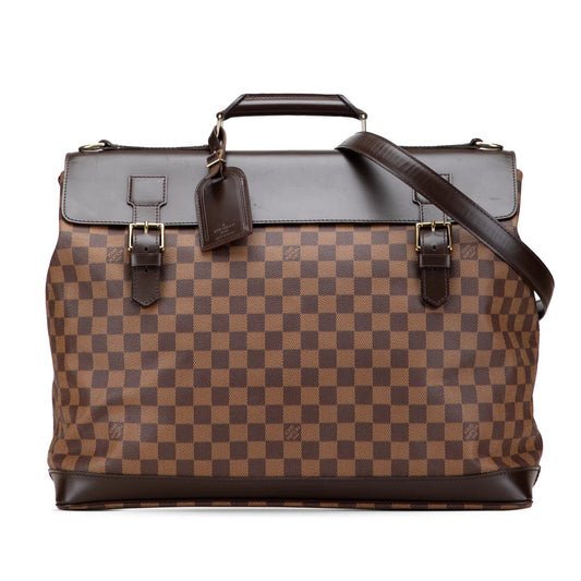 Brown Louis Vuitton Damier Ebene West End PM Travel Bag