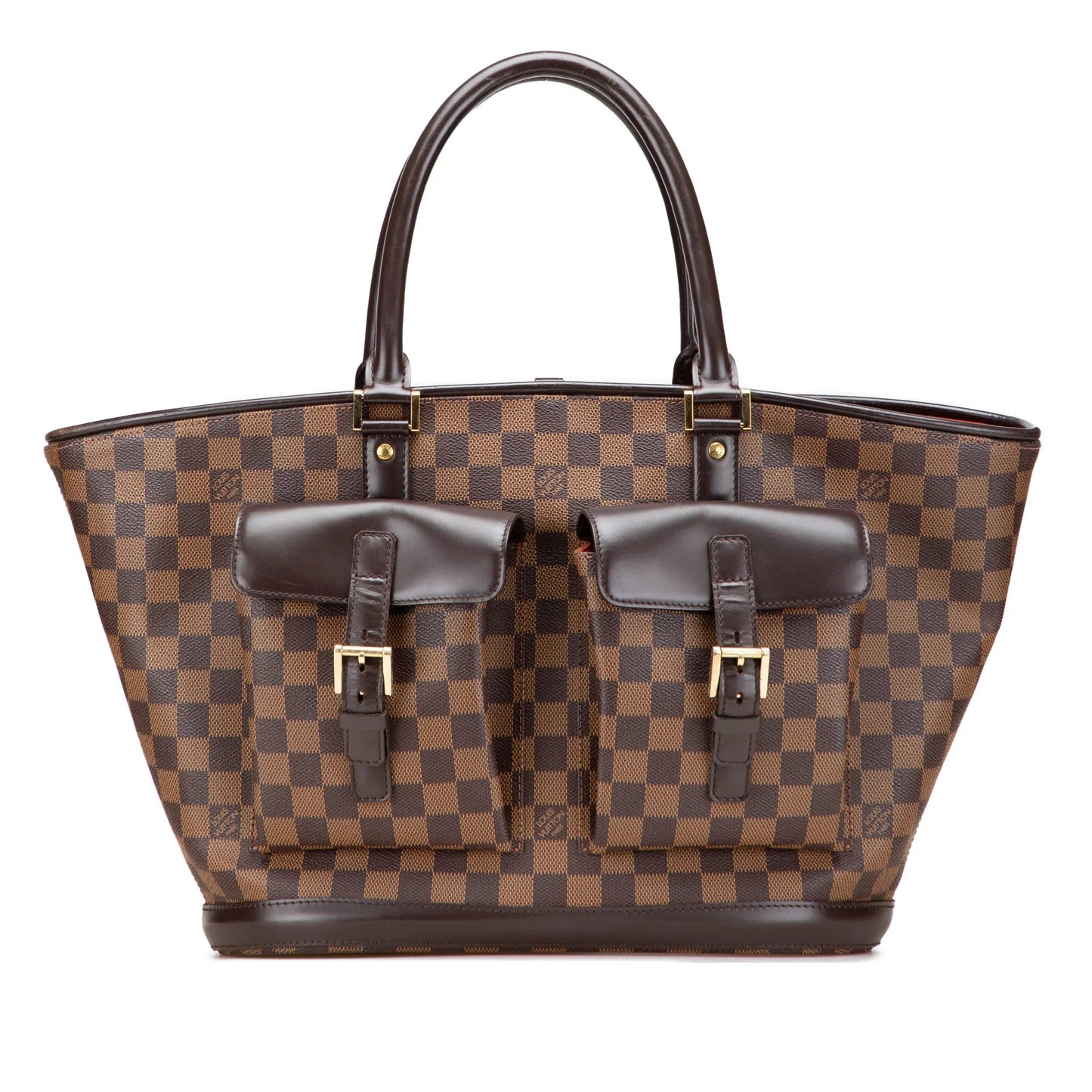 Brown Louis Vuitton Damier Ebene Manosque GM Tote Bag