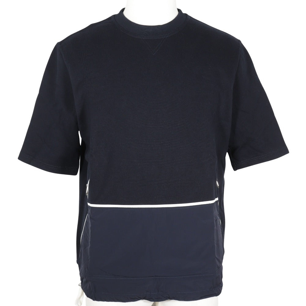 HERMES sweat cotton black Short sleeve mens S  d