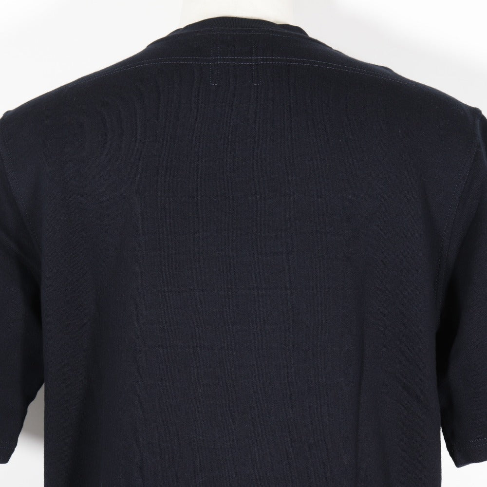 HERMES sweat cotton black Short sleeve mens S  d
