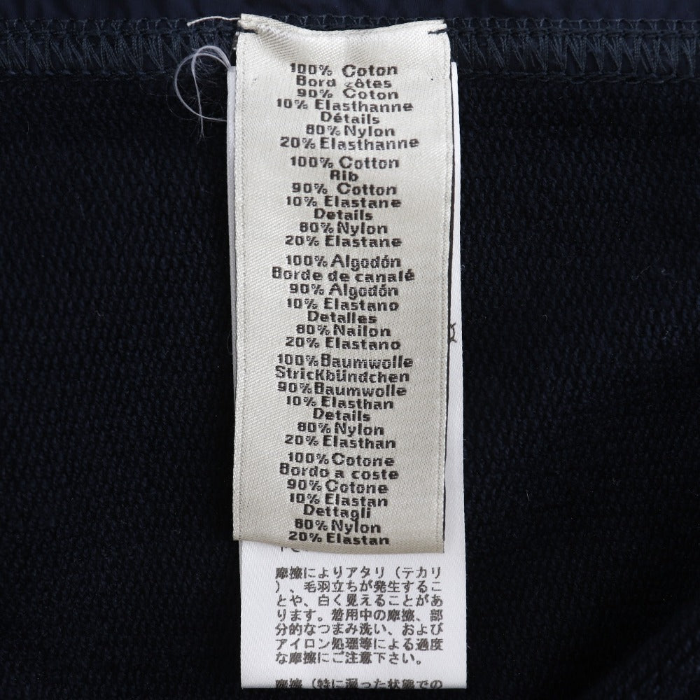 HERMES sweat cotton black Short sleeve mens S  d