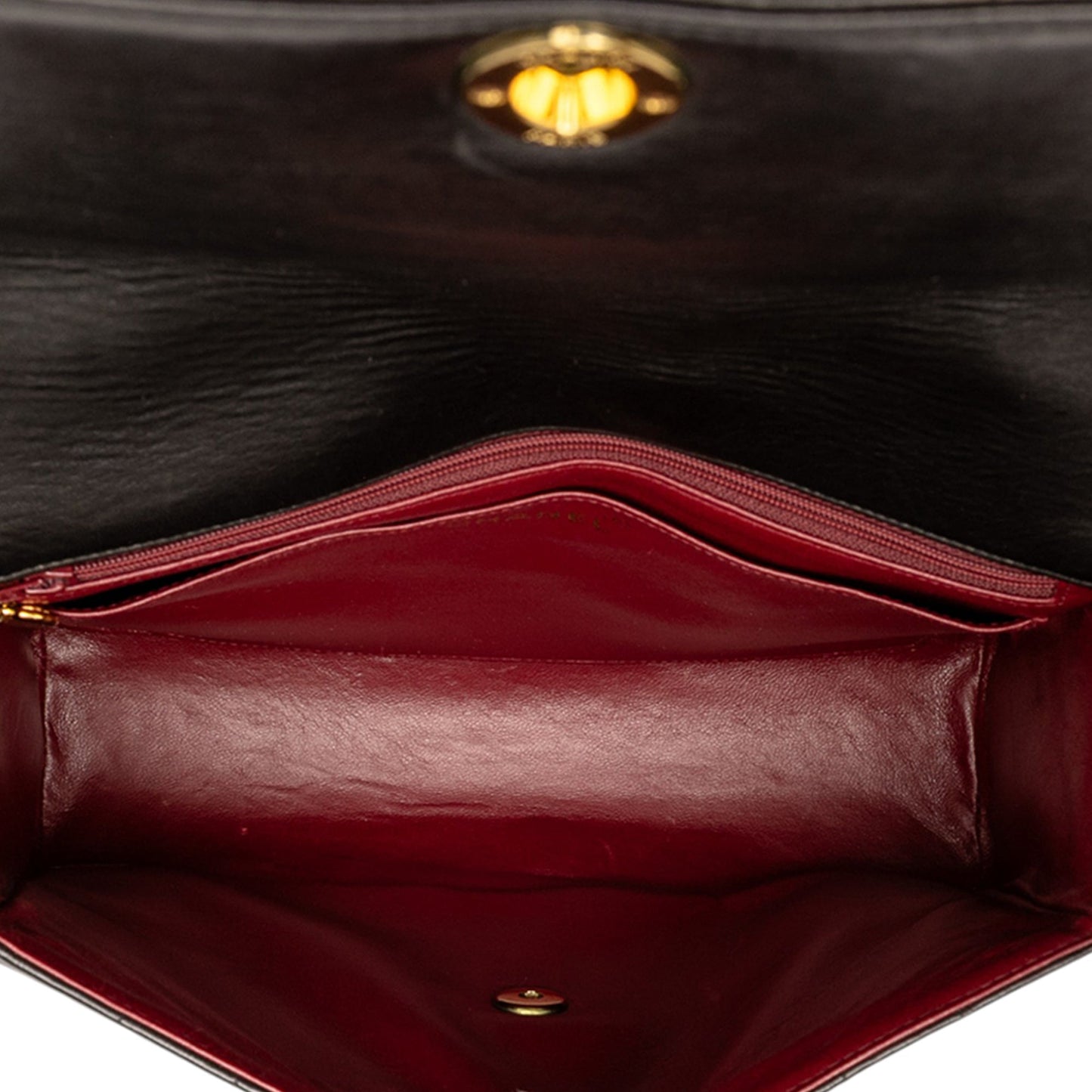 Black Chanel Vertical Quilt Lambskin Flap Crossbody Bag