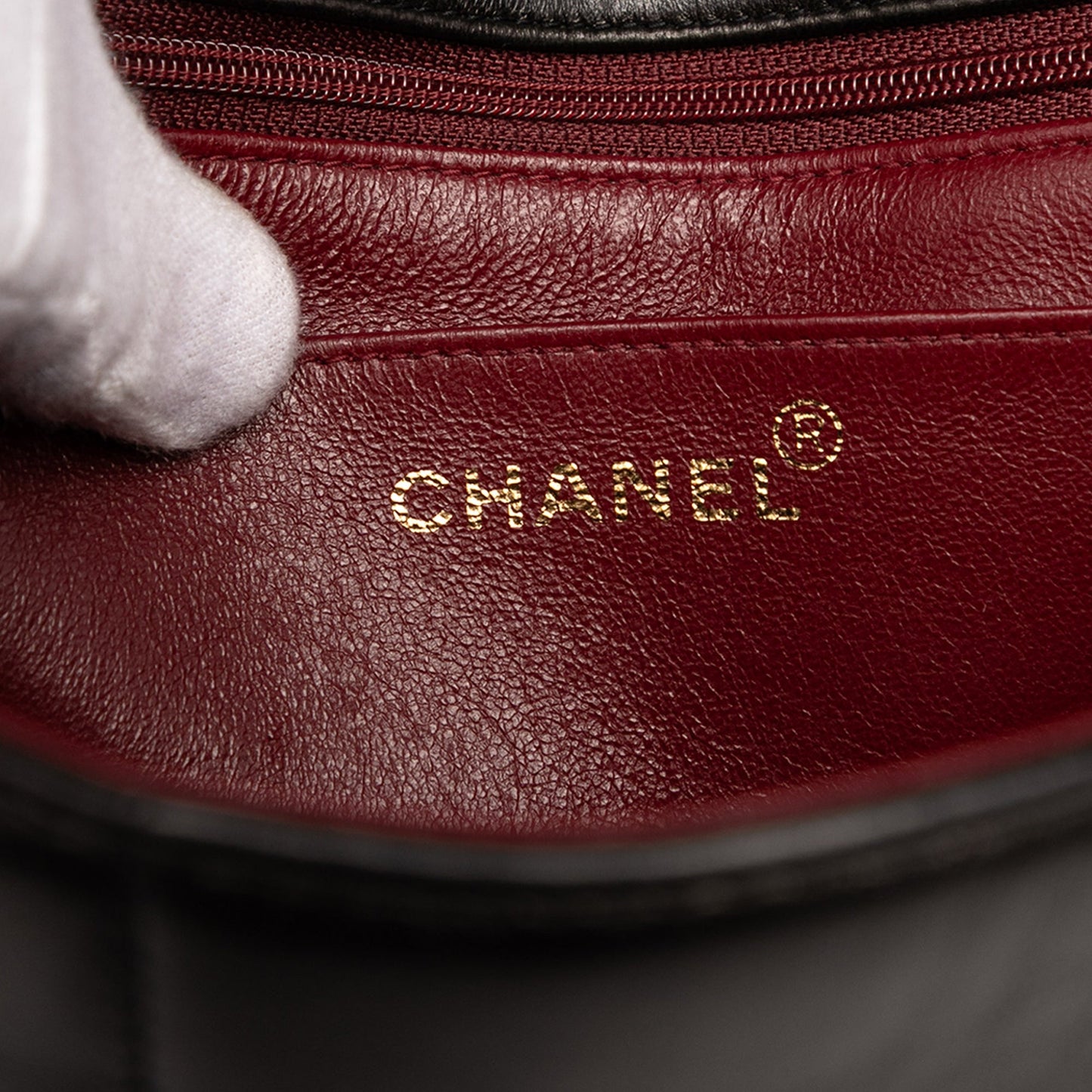 Black Chanel Vertical Quilt Lambskin Flap Crossbody Bag