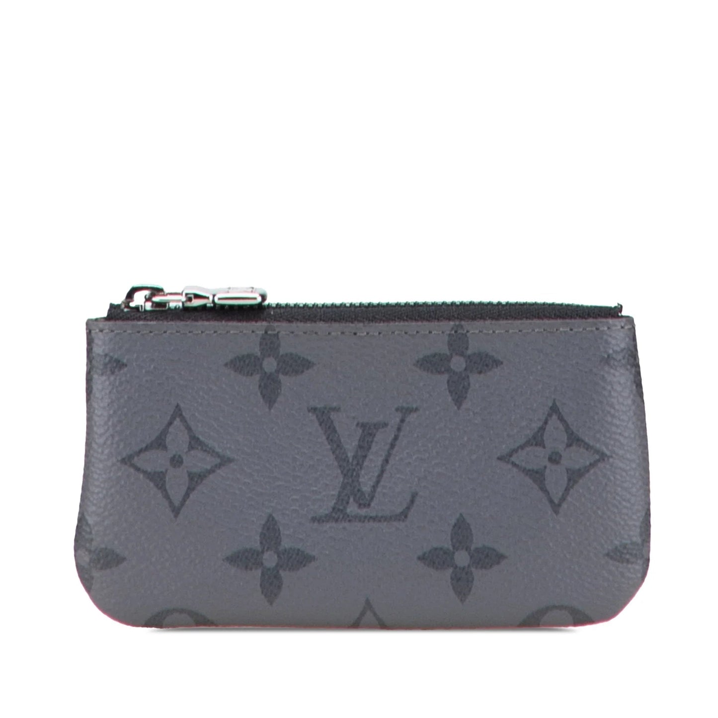 Gray Louis Vuitton Monogram Eclipse Reverse Trio Messenger Key Pouch