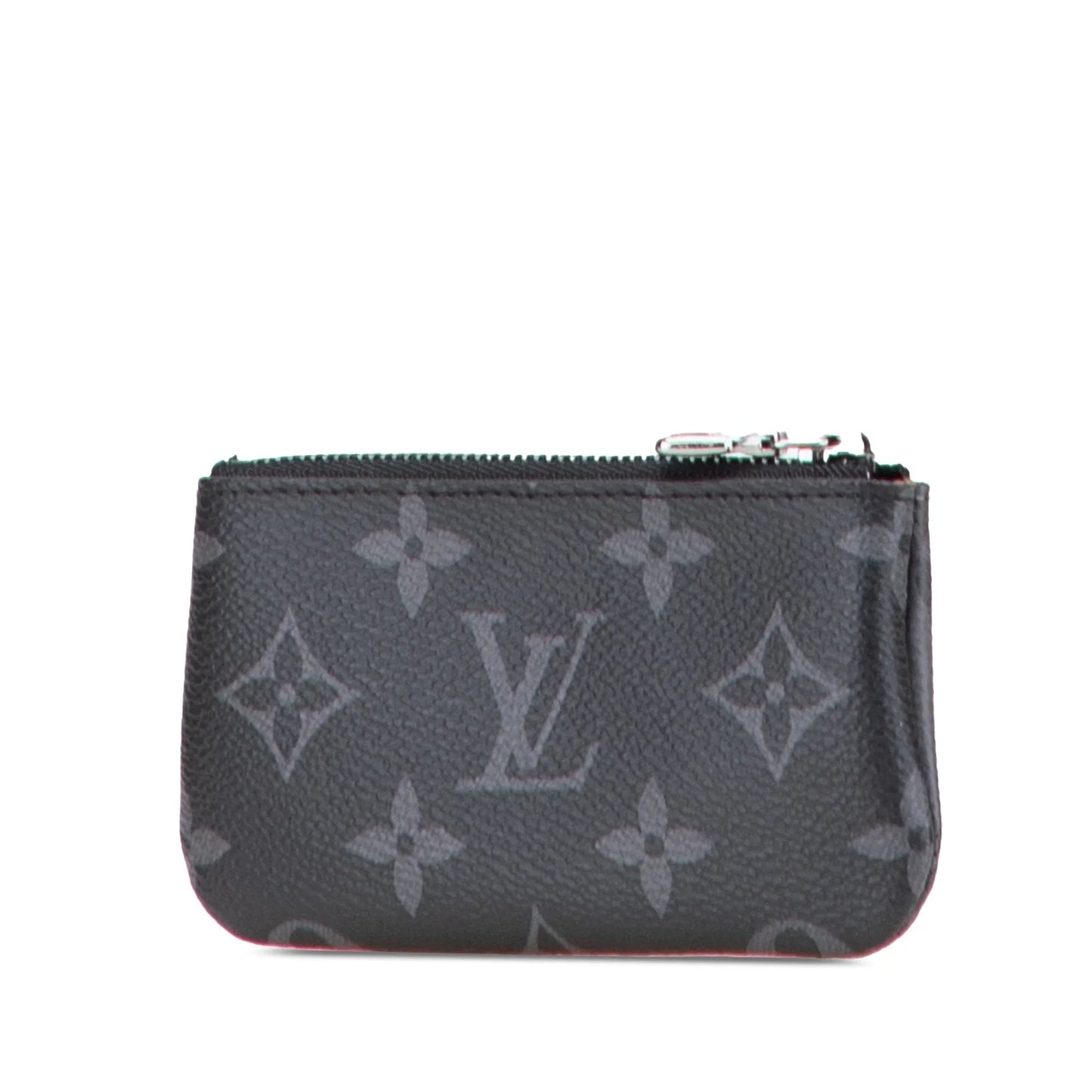 Gray Louis Vuitton Monogram Eclipse Reverse Trio Messenger Key Pouch