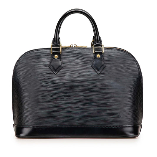 Black Louis Vuitton Epi Alma PM Handbag