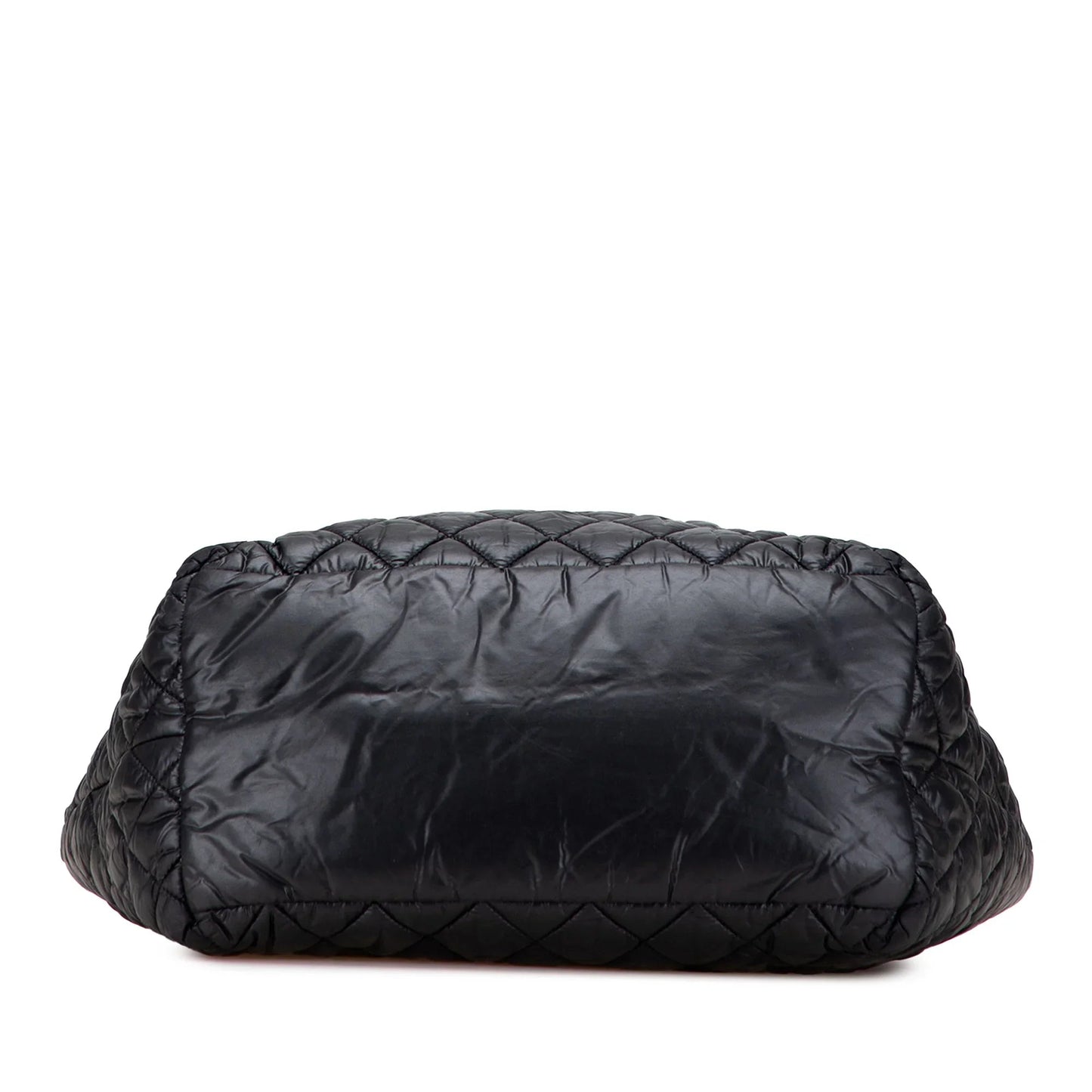 Black Chanel Small Quilted Nylon Coco Cocoon Tote
