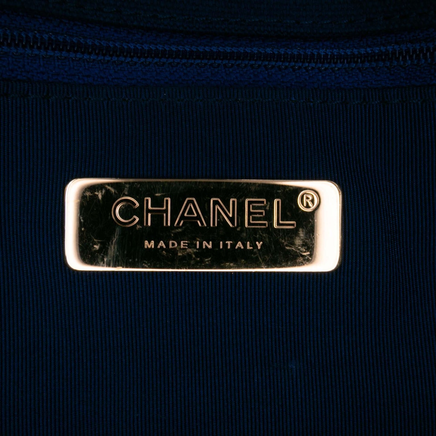 Blue Chanel Medium Canvas and Cotton 19 Flap Satchel