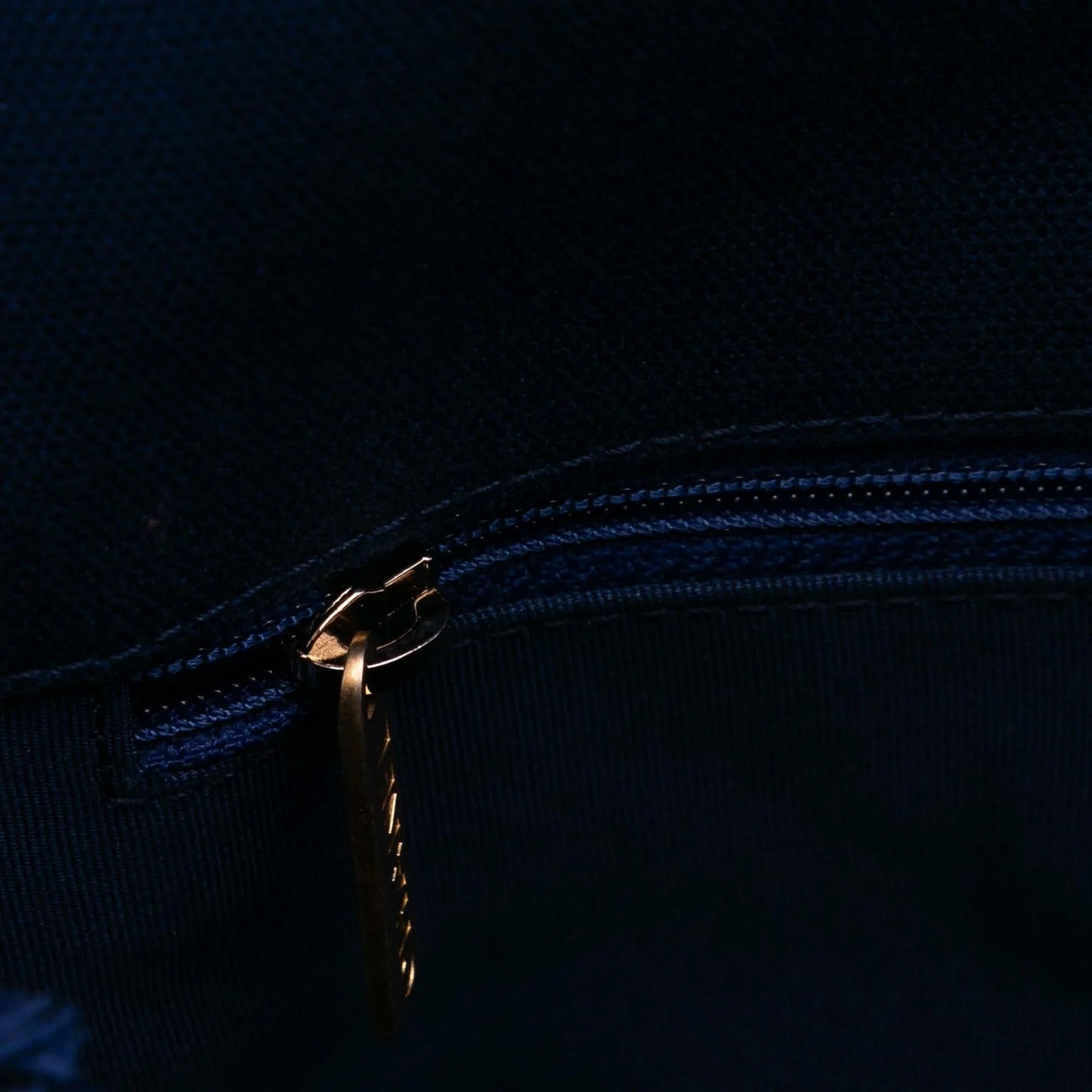 Blue Chanel Medium Canvas and Cotton 19 Flap Satchel