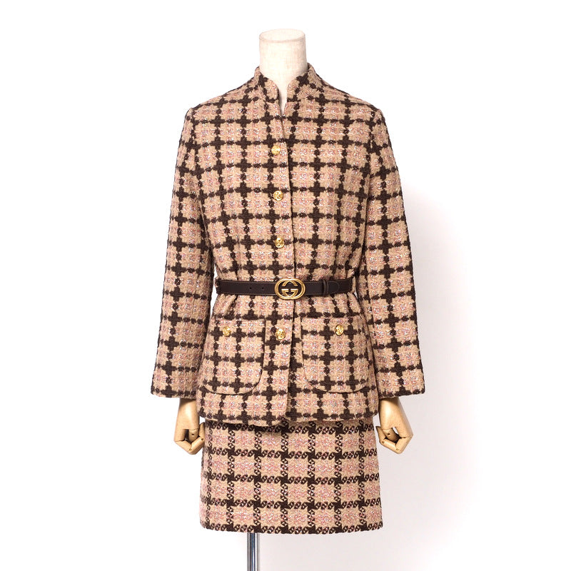 GUCCI suit 664243/677554 tweed multicolor 36 (155/80Y)