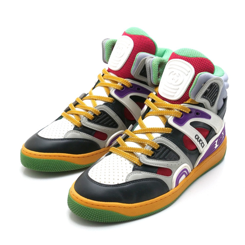GUCCI sneakers 661312 GG Supreme Canvas multicolor Gucci Basket mens 37�{