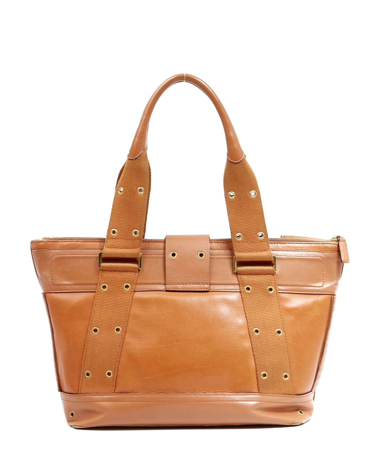 Dior   Tan Leather Street Chic Top Handle Tote Bag