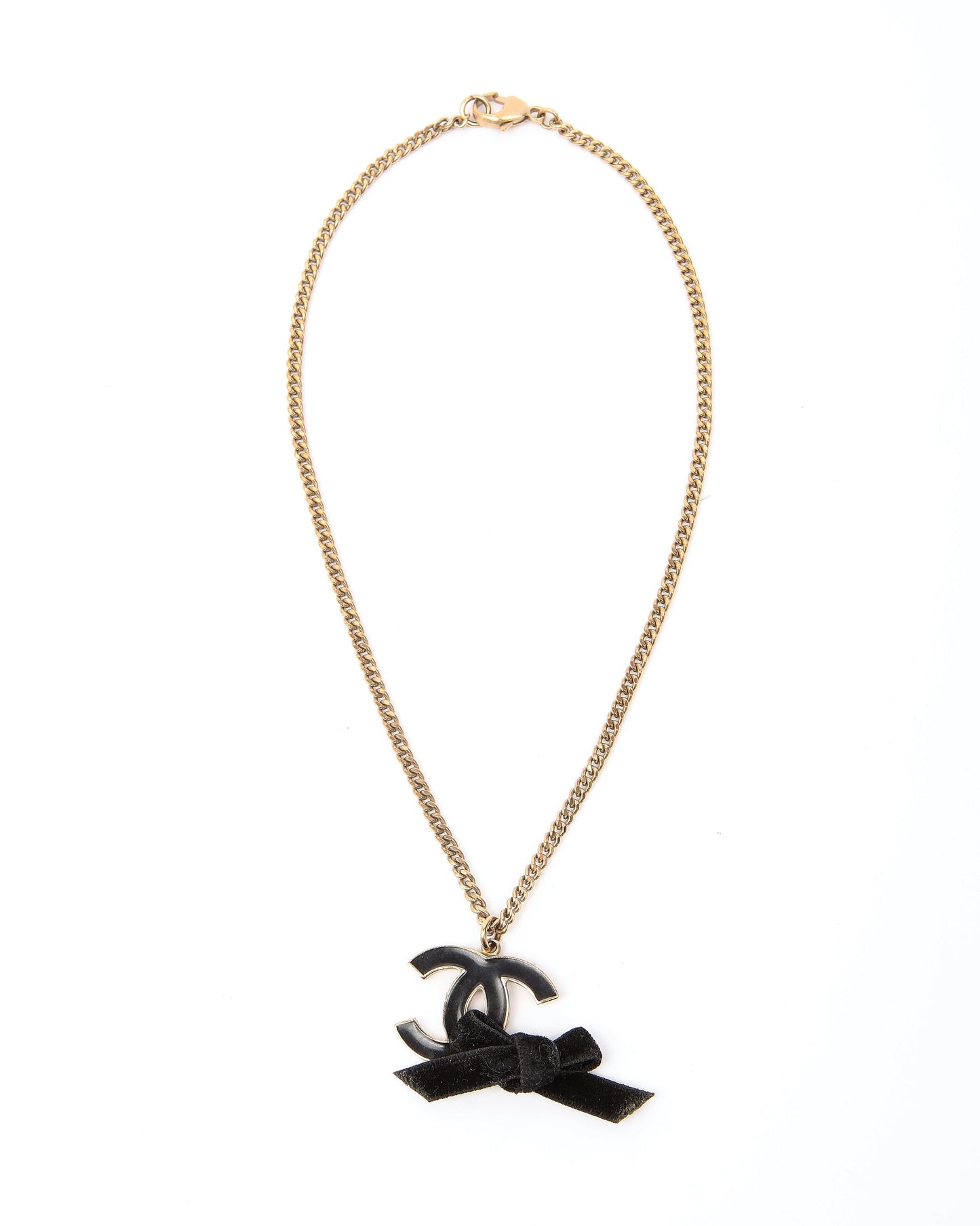 Chanel Antique Gold CC Interlocking Necklace