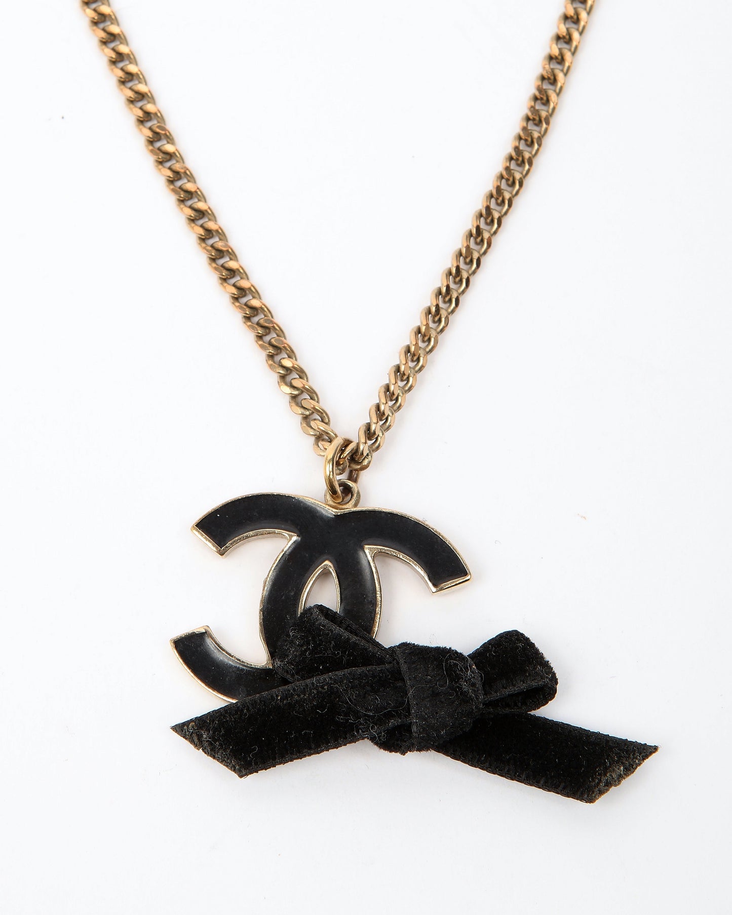 Chanel Antique Gold CC Interlocking Necklace