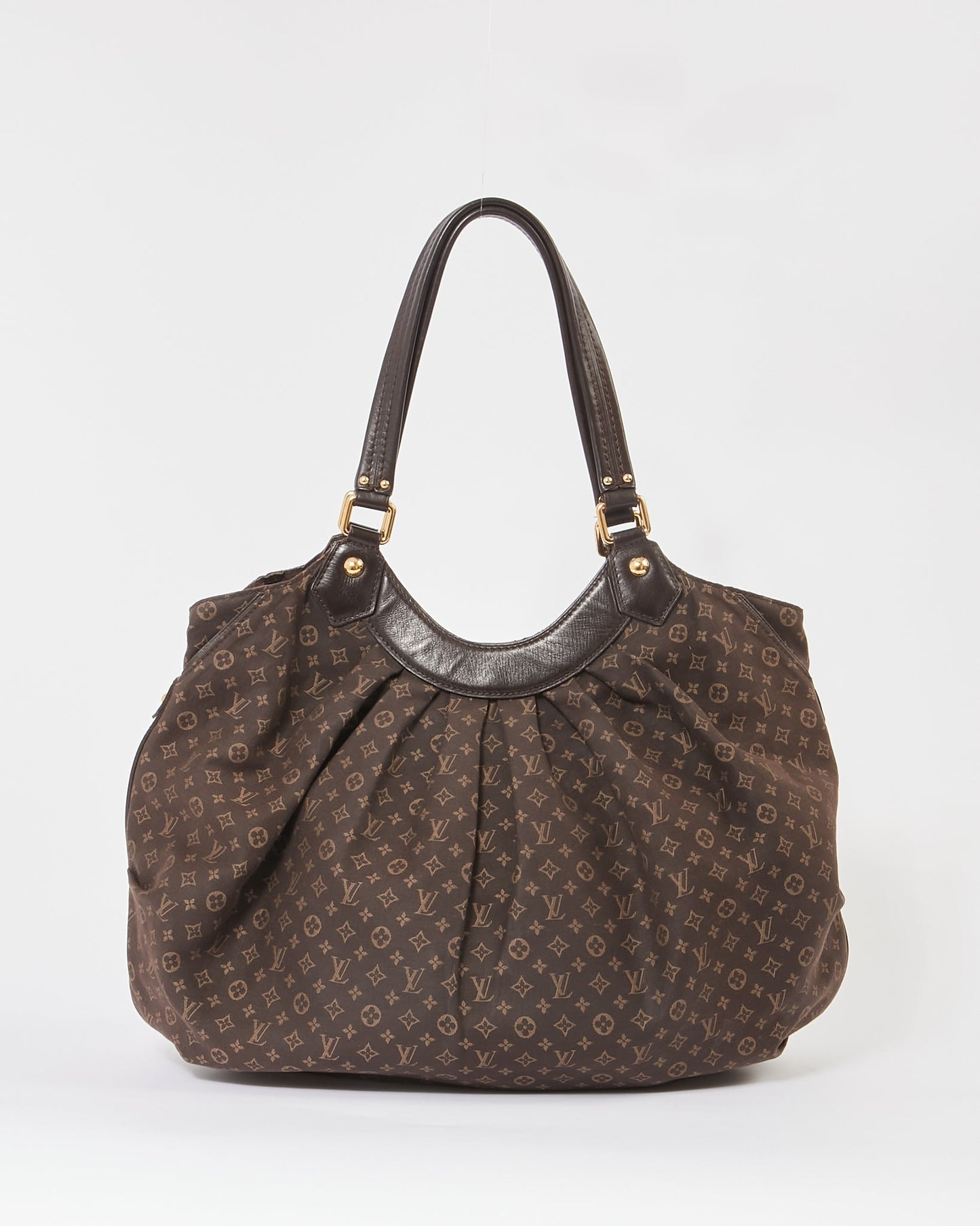 Louis Vuitton Brown Mini Lin Monogram Shoulder Bag RETURN