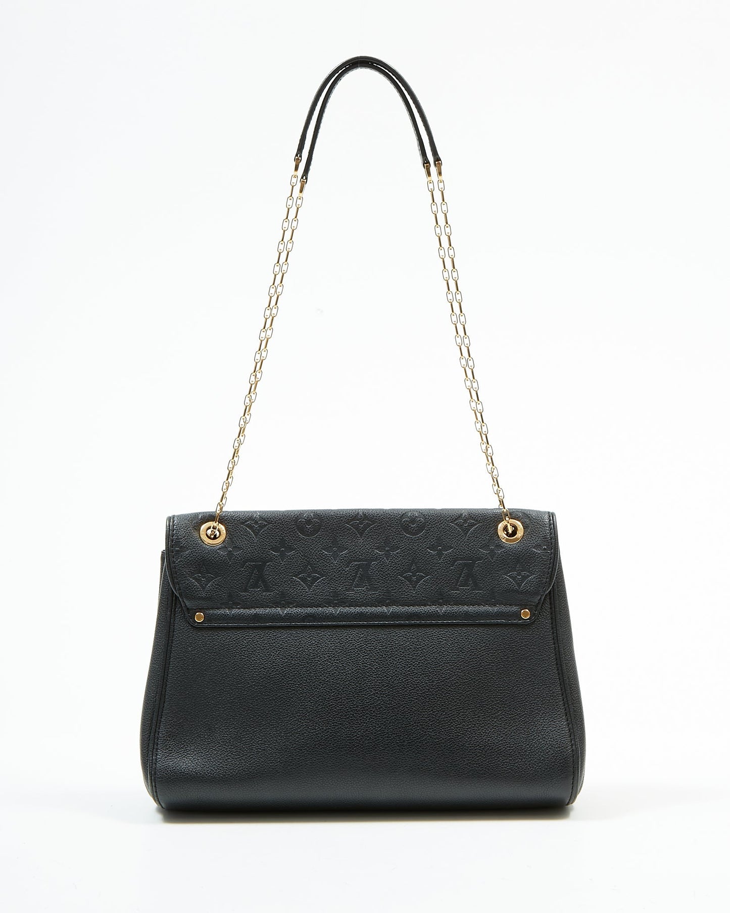 Louis Vuitton Black Empreinte Saint Germain MM Shoulder Bag