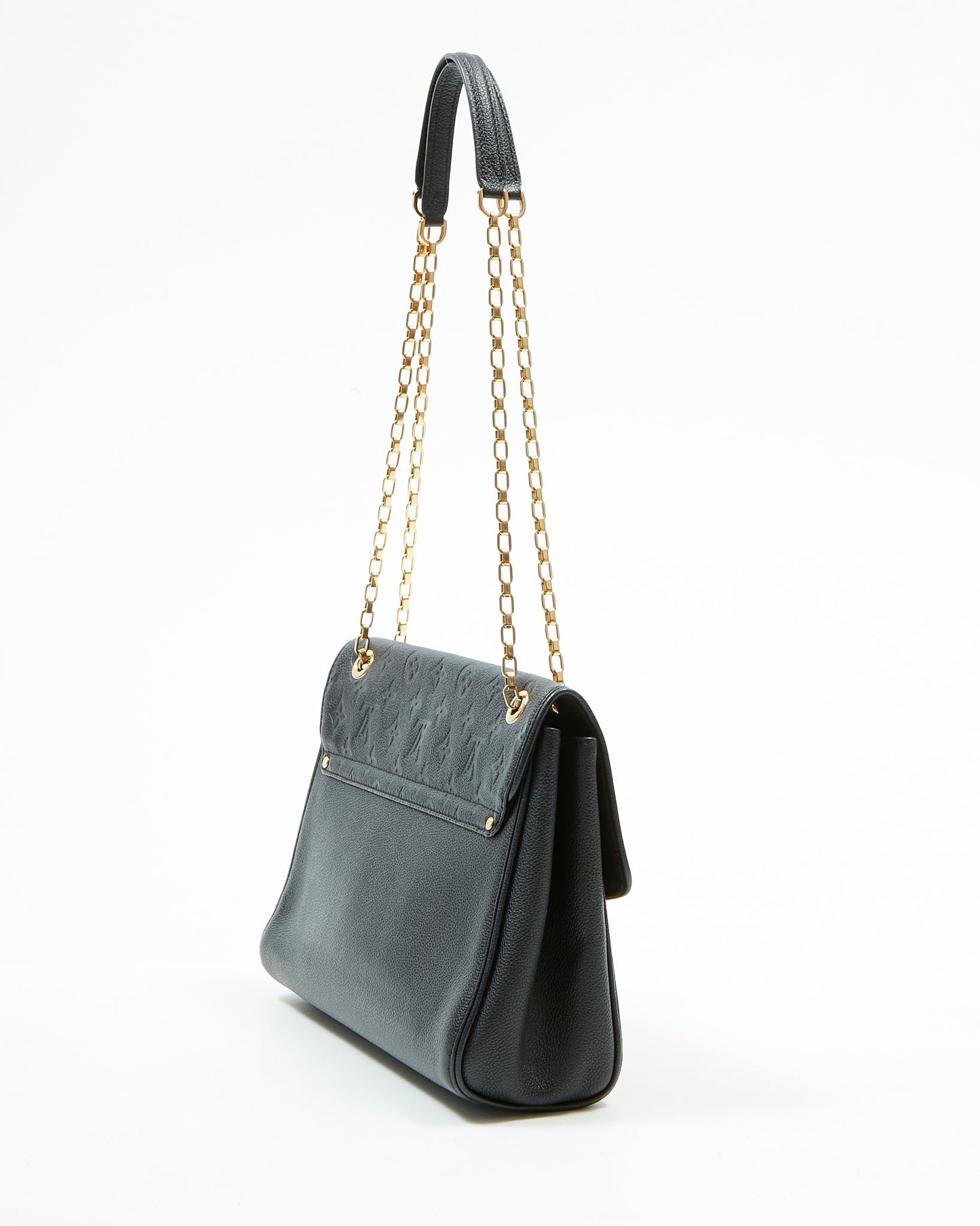 Louis Vuitton Black Empreinte Saint Germain MM Shoulder Bag