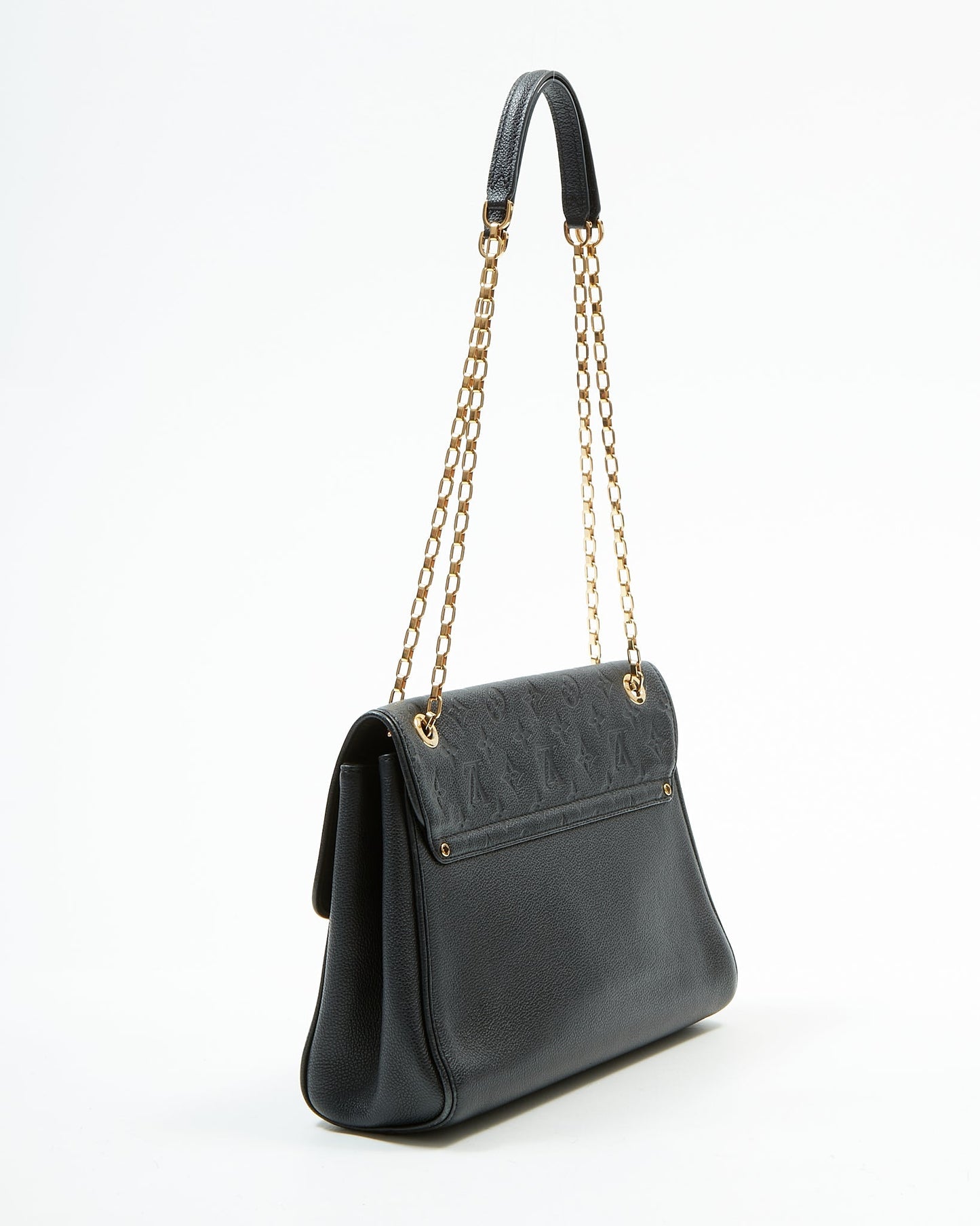 Louis Vuitton Black Empreinte Saint Germain MM Shoulder Bag