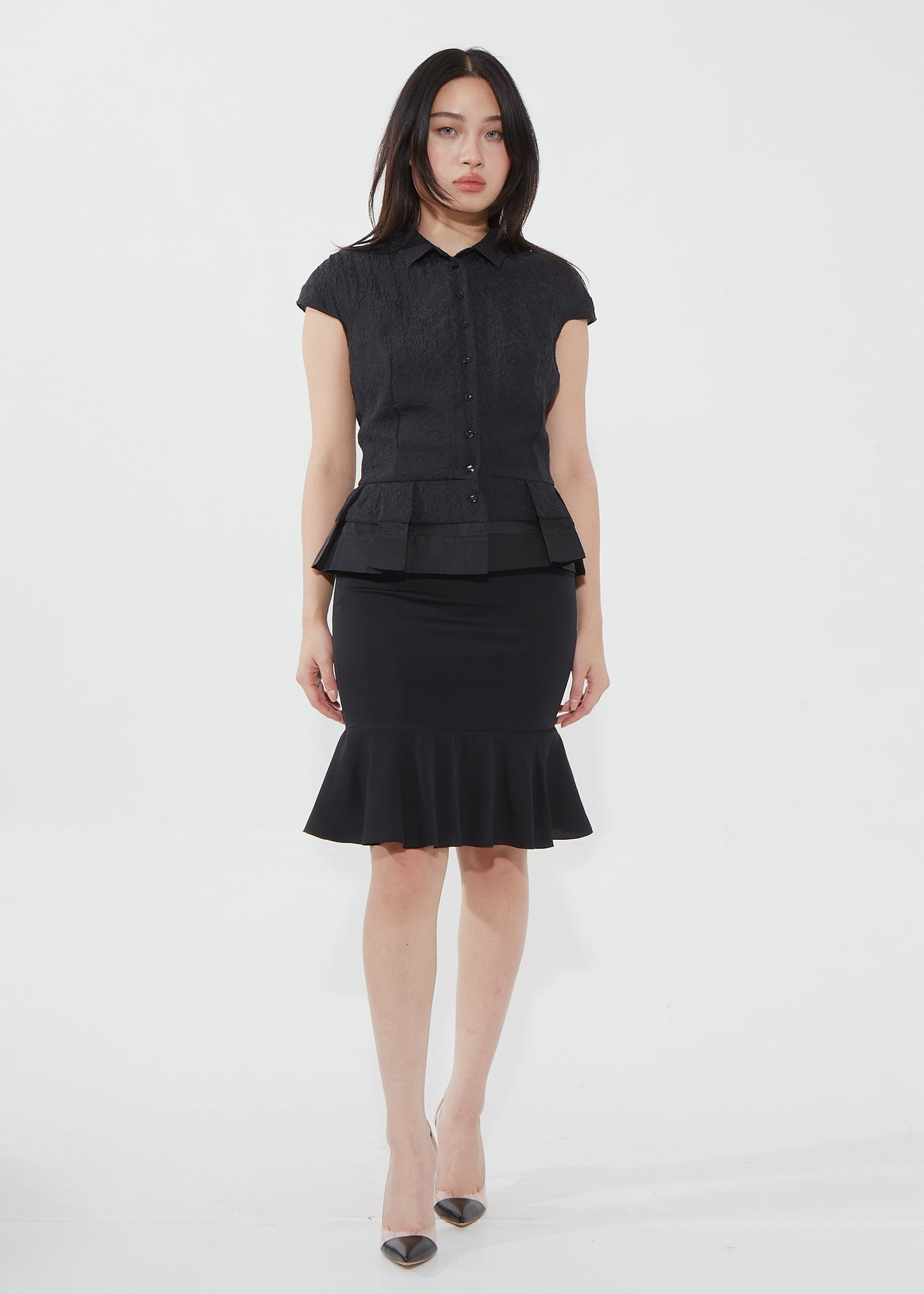 Dior   Black Peplum Top - 6